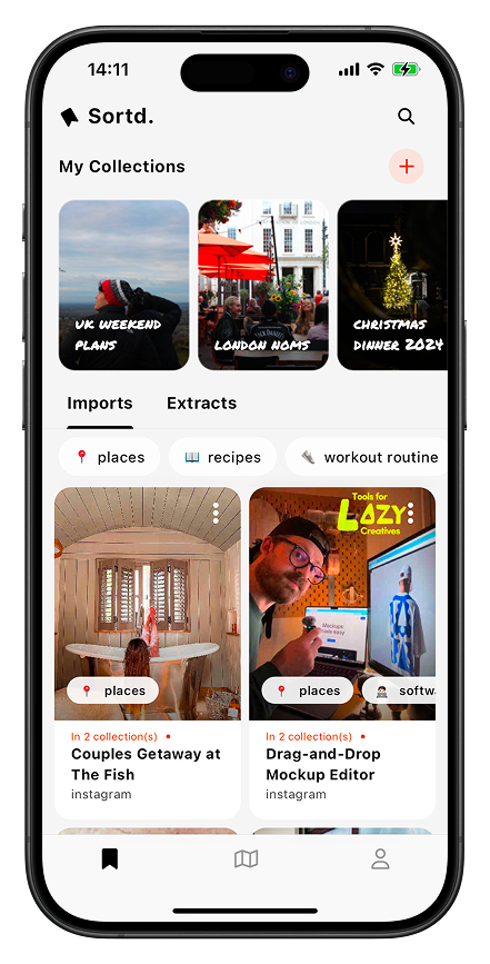 Sortd App Screenshot